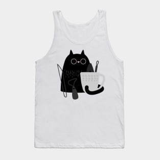 Pottery cat Tank Top